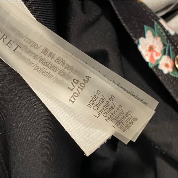 Victoria's Secret Bathing Suit top Ruffle One-Shoulder Brazilian Bikini Lemon L - Picture 7 of 9